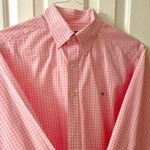 Pink Vineyard Vines Oxford shirt
